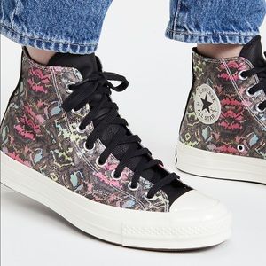 NWT CONVERSE CHUCK 70 Digital Daze Snakeskin Hightop Sneakers 7.5